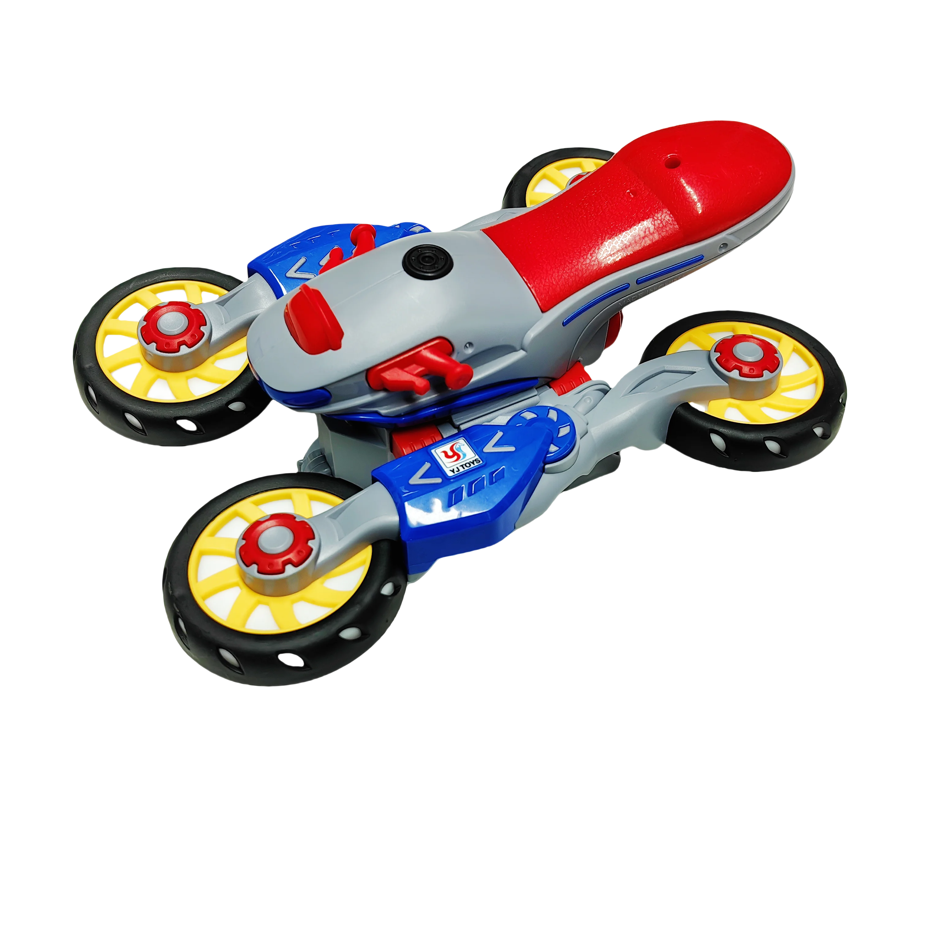 2025 new Rotary motorcycle for Kids LED Light Spray Remote Controlled Rc Motorcycle Car Toy With Gesture Sensing Watch