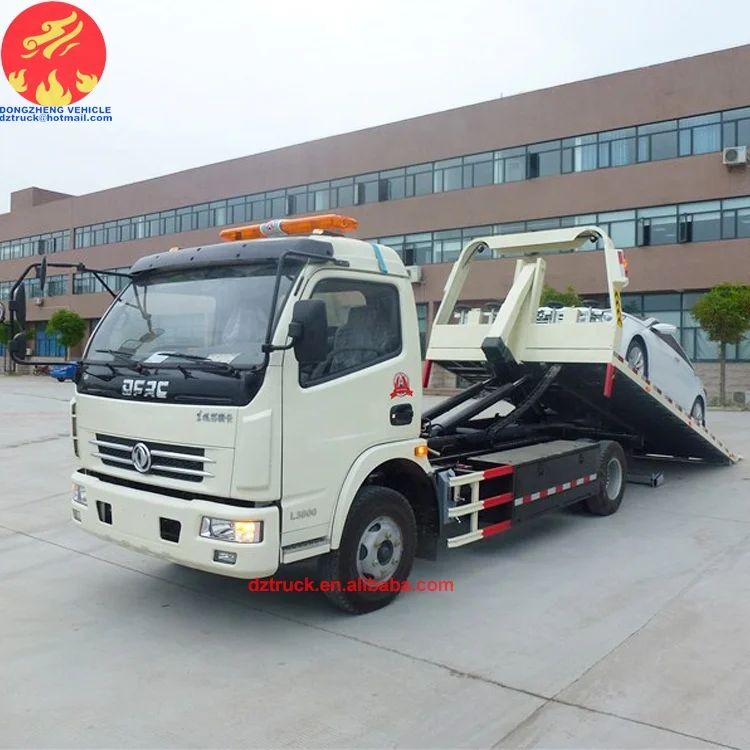 dongfeng DLK full landing wrecker truck, tow truck for sale