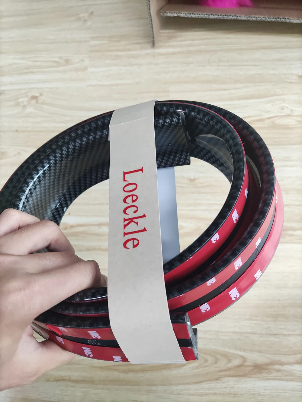 Loeckle Универсальный карбона и оптоволокна для телефона 3,2x150 см гоночный автомобиль задний автомобильный спойлер DIY багажник на заднюю часть крыши