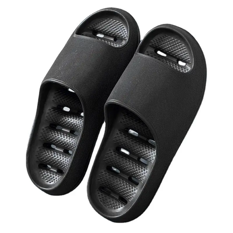 BOYA hot selling light weight anti-slip Women Sandals Soft Thick Sole house slides pure color Indoor EVA slippers