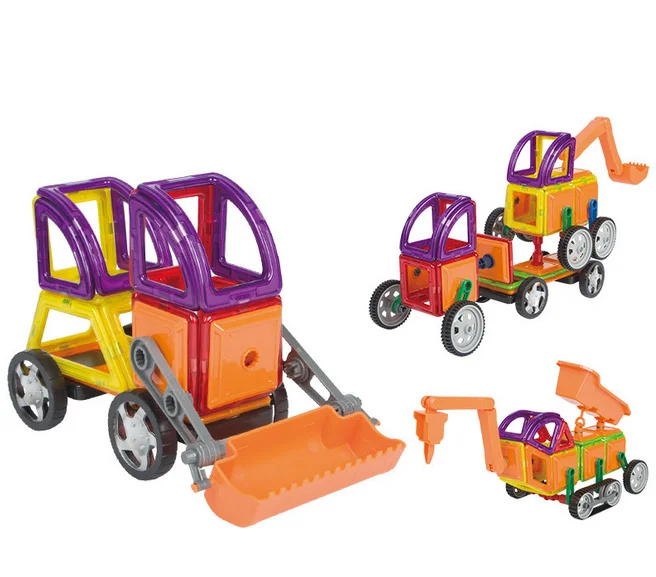 
Creative Magnetic Building Blocks Set Magnetic Car Preschool Educational Toys Kids 