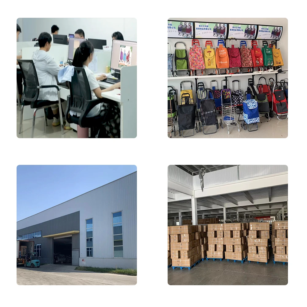 Hot Seller Folding Shopping Trolley Bag Cart Rolling Grocery