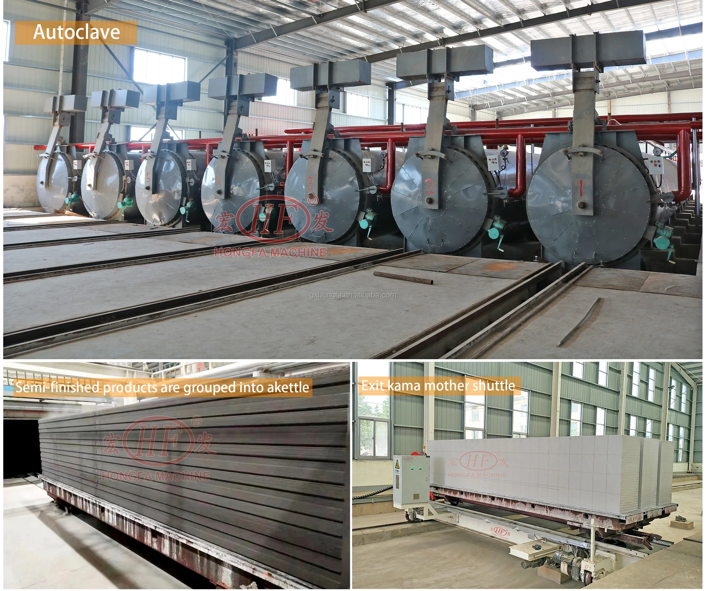 aac block production line brick machine concrete  Precast  reinforced cement AAC machine wall panel production line gas blocks