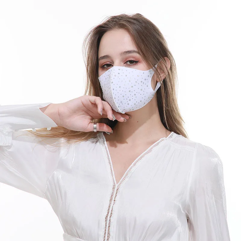 SHIHAN Wholesale 2020 Yiwu New Style Rhinestone Party Fashion Mask for women