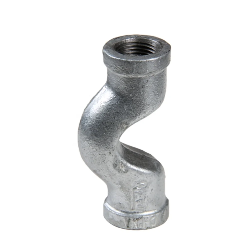 Competitive Price of Hot Dipped Galvanized BS NPT DIN Malleable Iron Pipe Fittings Crossover for Water Pipe