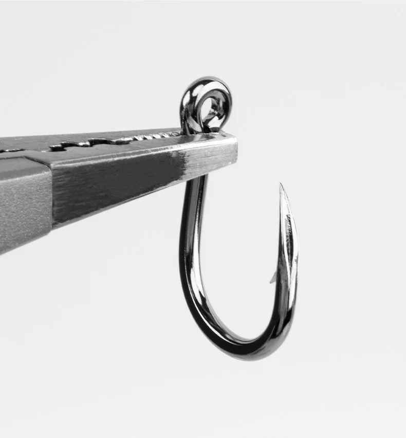 high quality sea fishing carbon steel single hook 13 size 1/0-10-0 1# 2# 4# saltwater fishing hook Cut Gorilla