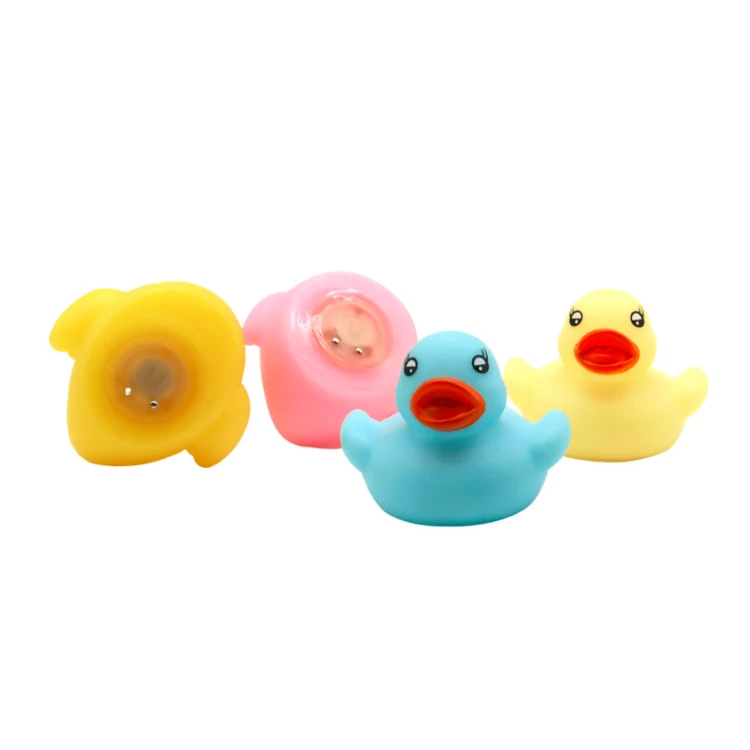 Custom Design Cute Soft Toy Swimming Floating Big Rubber Duck Bathtub Squeeze Sounding Squeaky Bath Duck