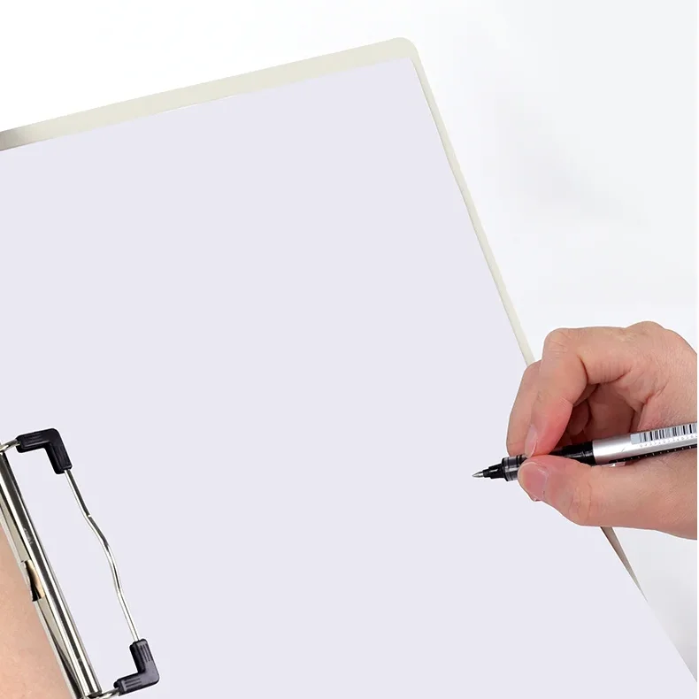 KEJEA A4 Hot Sale Factory Price Clip Board with Metal Clip Plastic Clipboards for Teacher Student Clerk