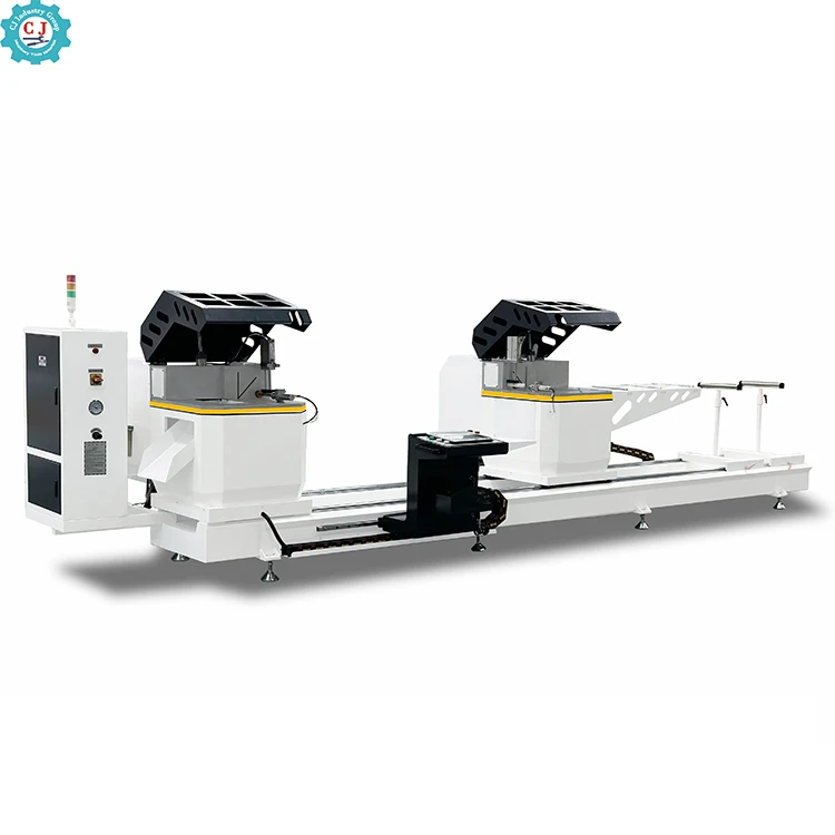 High Precision Door and Window Frame 45 90 Degrees Cut Double Head Miter Saw CNC Automatic Aluminum Profile Cutting Machines