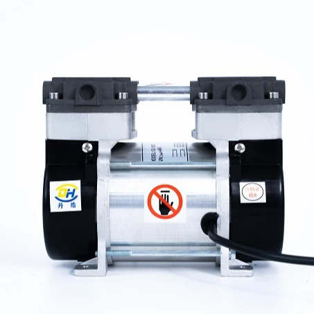 High voltage DC brush motor miniature gas oil free vacuum pump