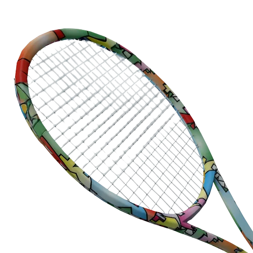 digitally enhanced colorful puzzle trainer carbon fiber professional occasion lightweight tournament 27inch oem tennis racket