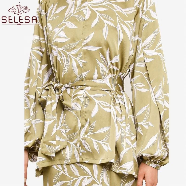 Latest Fashion Online Model Malaysia Floral Design Plus Size Women Jilbab Baju Kurung Islamic Clothing