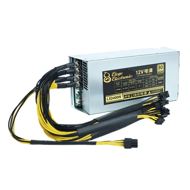 Новый оригинальный блок питания 2000 Вт высокомощный импульсный источник 180-240 в адаптер 12 В S9 L3 + T9 Платиновый Apw3 ++ Apw7