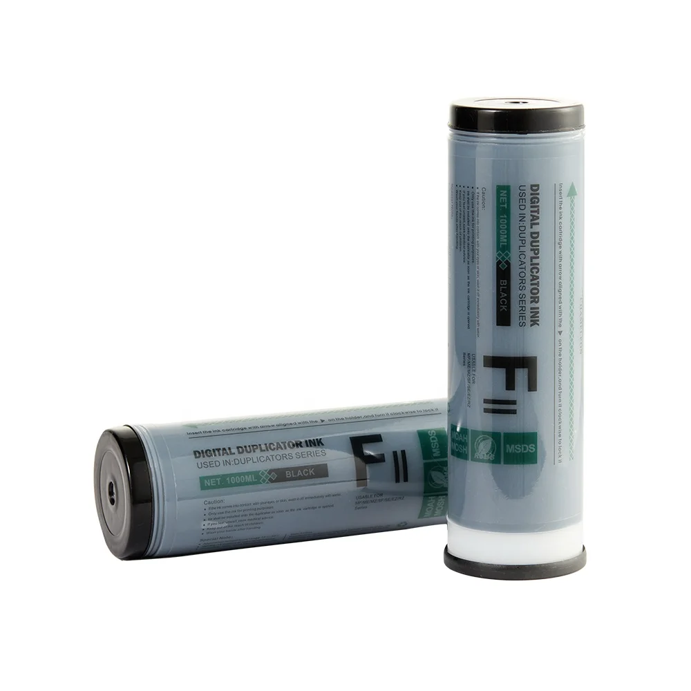 F II SF II digital duplicator machine ink non clogging drum risos RISOGRAPHs SF5030 5130 5050 5230 5250 9250 9350 black ink