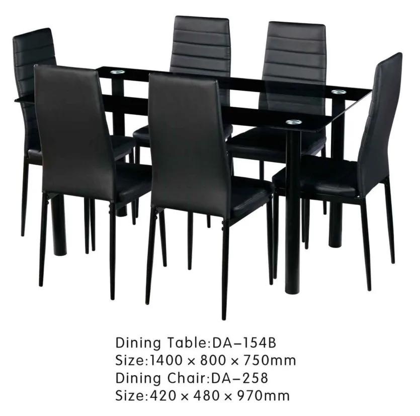 Hot selling concise style small low clear crystal  glass dining table made in China