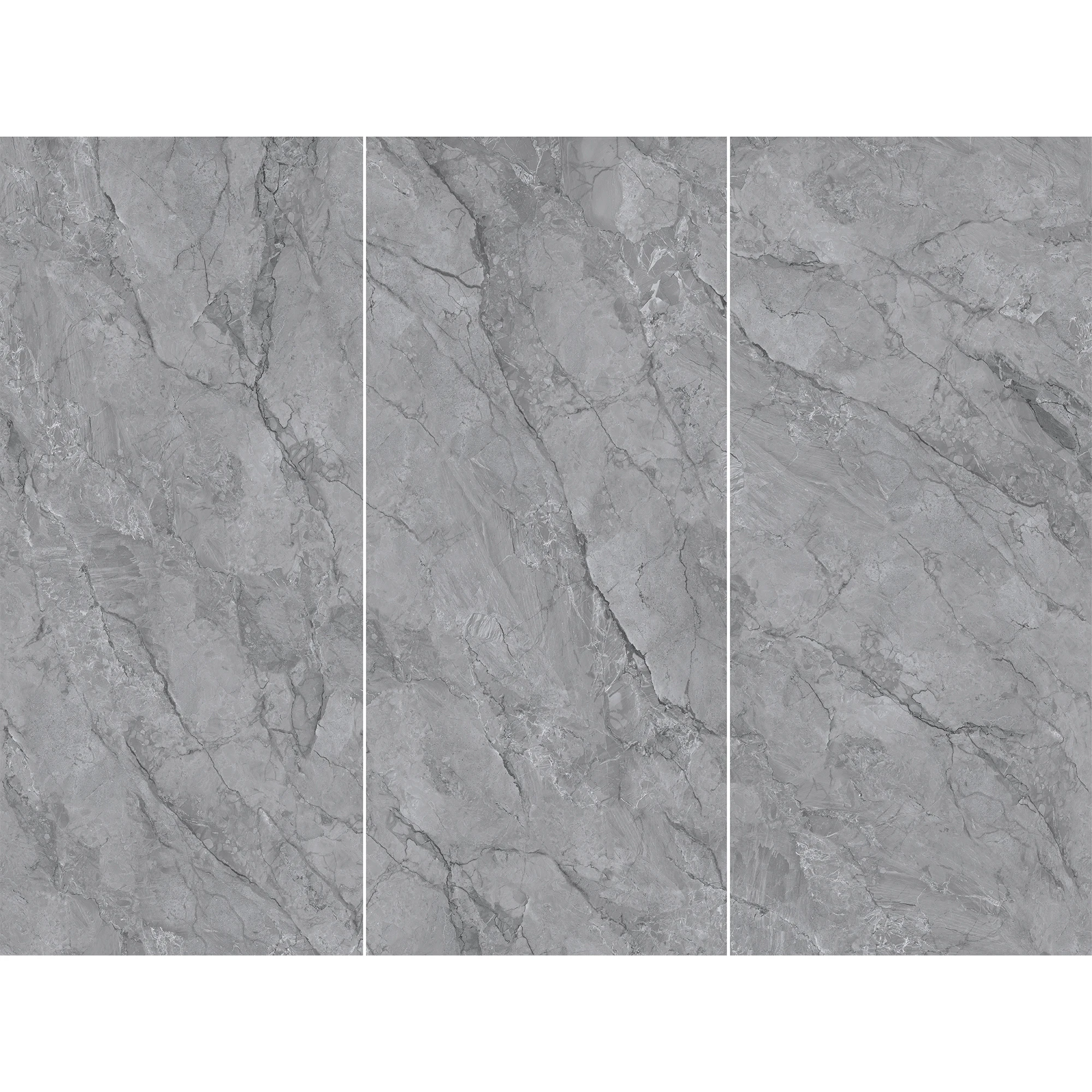 Slab Tile 1200x2700 Large Format Polished Porcelain Marble Slab Tile TV Backsplash in livingroom