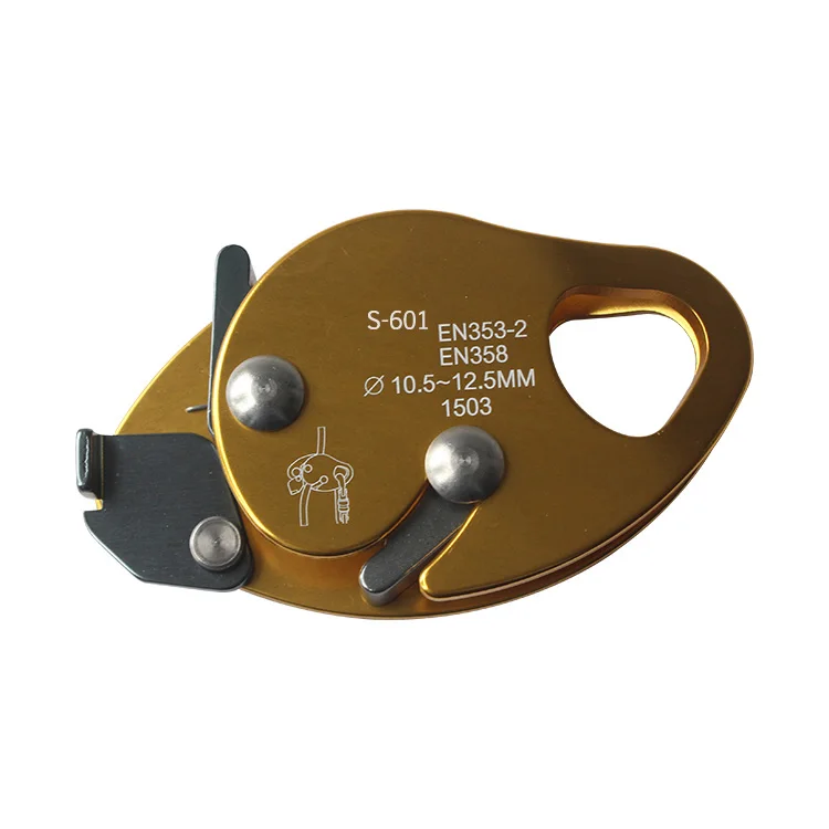 Hot Selling Type  CE Standard Climbing Rope Grab Rock Climbing Rope Grab For Nylon Rope