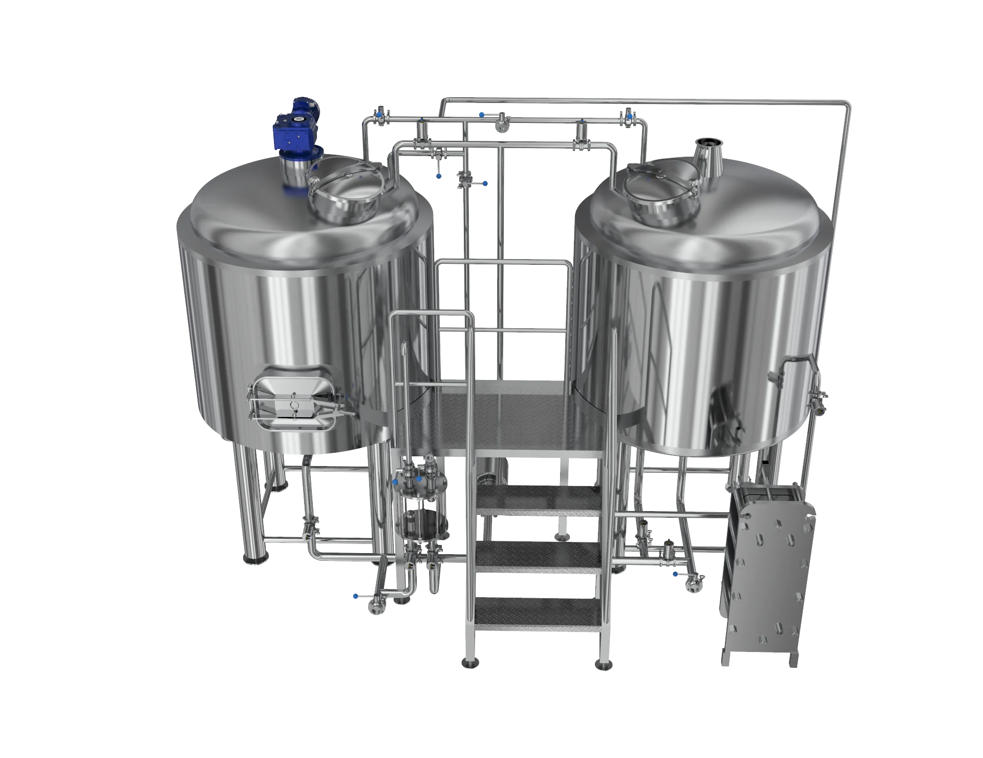 Stainless Steel 304 Craft Beer Brewery Plant Beer Brewing Equipment 500L