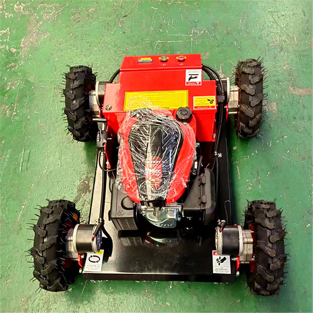 China wheeled Automatic Lawn Mower Remote Control Robot Gasoline engine Cordless Capacity Lawn Mower Self-propelled Lawn Mower