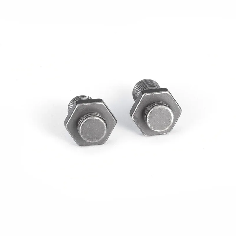 Retro exaggerated cross screw earstuds titanium steel hexagonal personality earrings for men and women