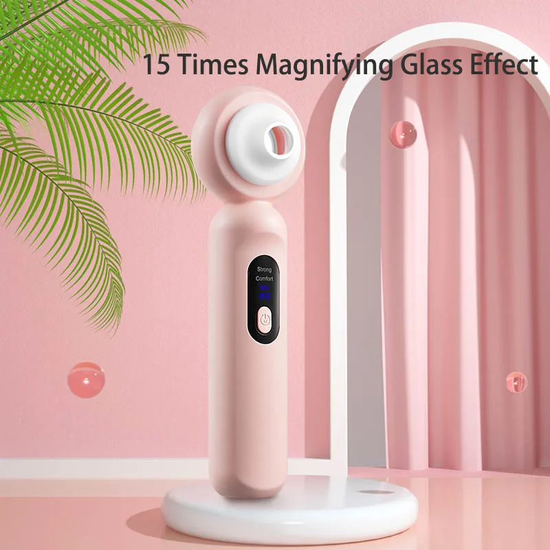 Лидер продаж 2022, Новые товары, Электрический вакуумный очиститель лица с зарядкой от USB, удалитель черных точек с видимой очисткой