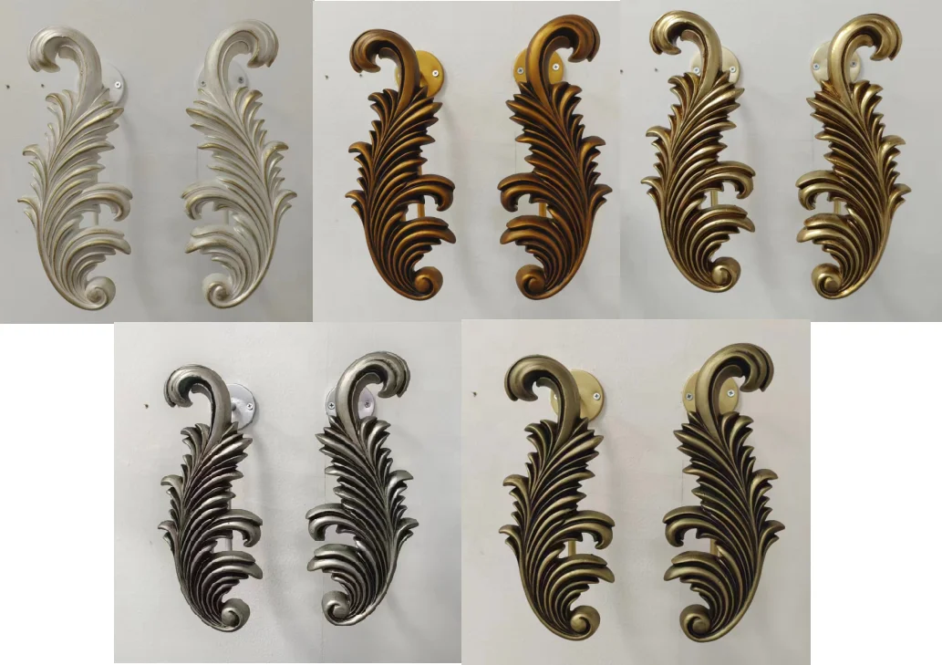 2022 new jordan market popular curtains accessoires  resin wall hooks modern wall holders for curtain fabric