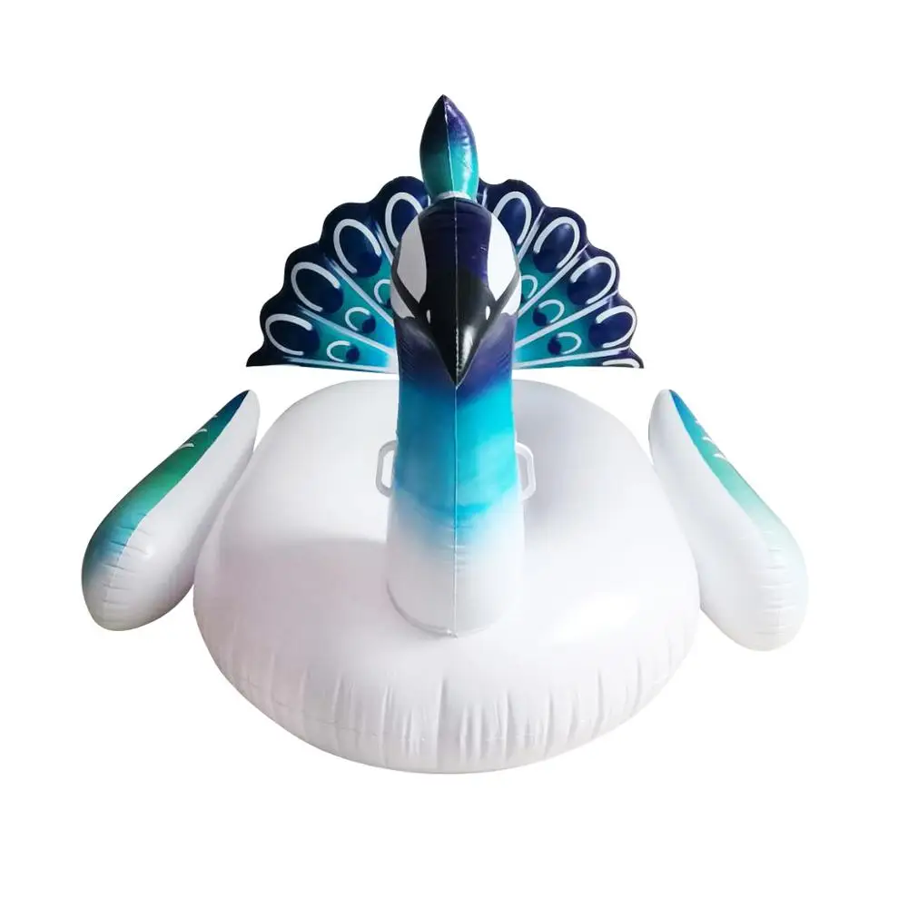 pvc inflatable peacock floating pool float for peacock swimming pool floats