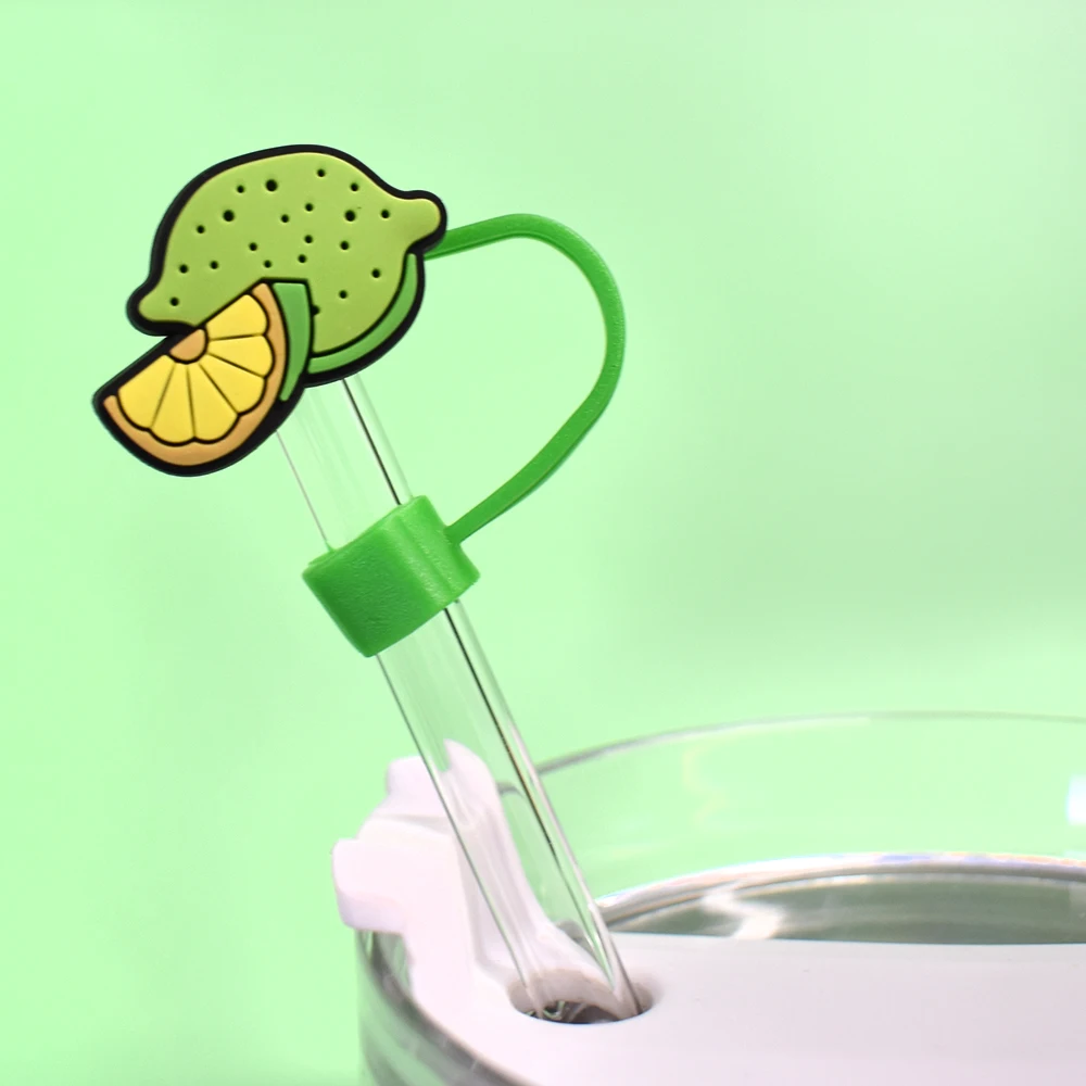 2024 New Arrival Reusable Dust Proof Party Decorate Potato Chips Wine Mexico Style Straw Charms Custom Straw Topper Cover