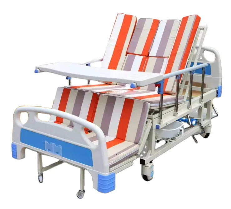 KMT-HC524 Hospital Medical Bed Double Swing Nursing Care For Paralyzed Patients Multifunctional Nursing Home Medical Bed