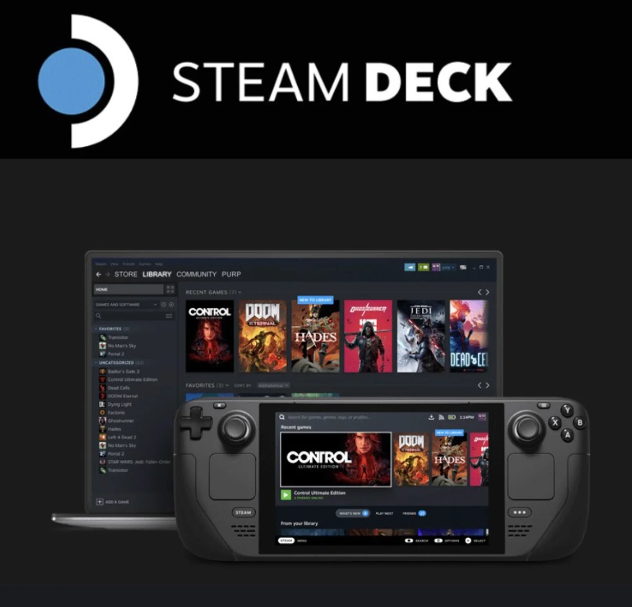 Steam Deck 64GB Handheld Console,delivering more than enough performance,Control with comfort