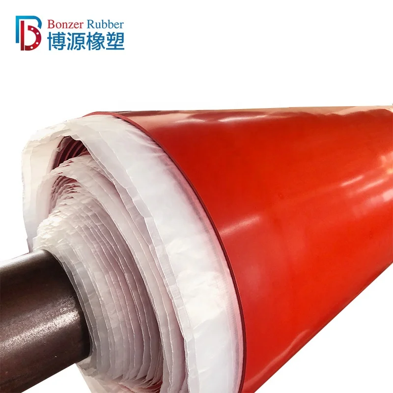 Red Orange Custom Color Rubber Sheet Natural Rubber Block Natural Rubber Lining Sheet High Quality NR Skirting Sheet