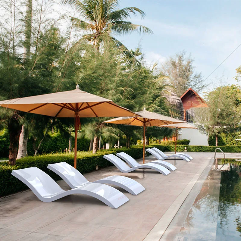 Hot Sale Tanning Ledge In-pool Chaise Lounge Chair Outdoor Ledge Sun Lounger