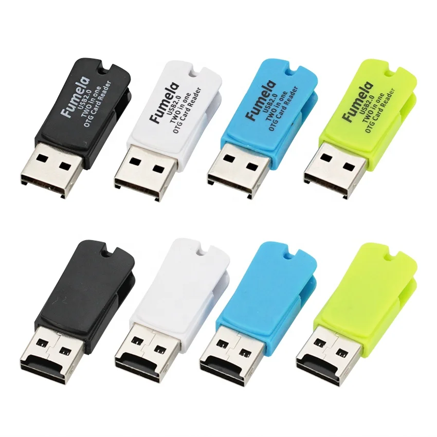  Мини Micro USB 2 0 OTG адаптер + SD TF кардридер для телефонов Android внешний