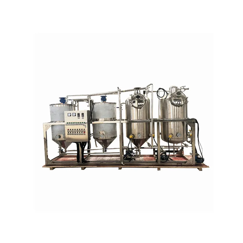 Crude Oil Refinery Machine by Rice Bran refinery Pyrolysis Oil Machine edible Oil Refinery Machine Soybeans