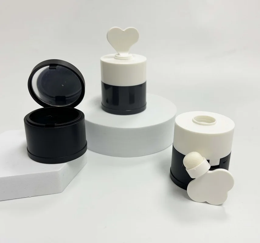 Empty Plastic High Quality Jar For Hairline Powder Hair Shadow Powder concealer powder cushion bottle