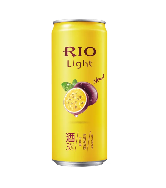 RIO Cocktail Fruit Drink Alcoholic 3%Vol passion Vodka cocktail pre-mixed can 330ml Family holiday bar gathering dinner party
