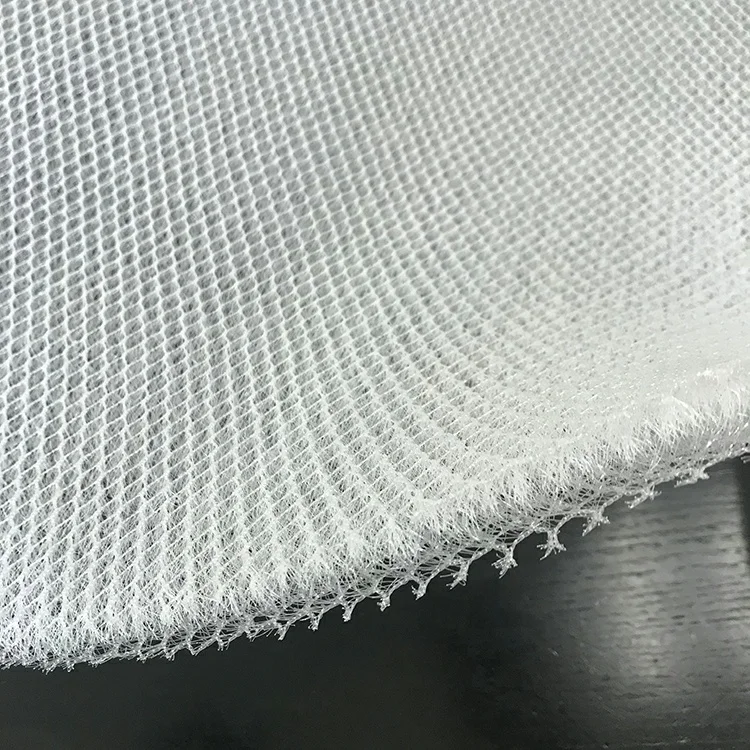 Modern fabric washable big hexagon 3d air mesh spacer fabric for pillow or baby pad