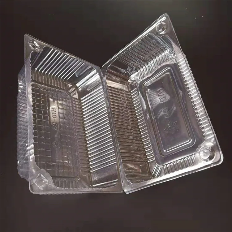 Disposable Transparent Clear PET vegetable Plastic packaging Box