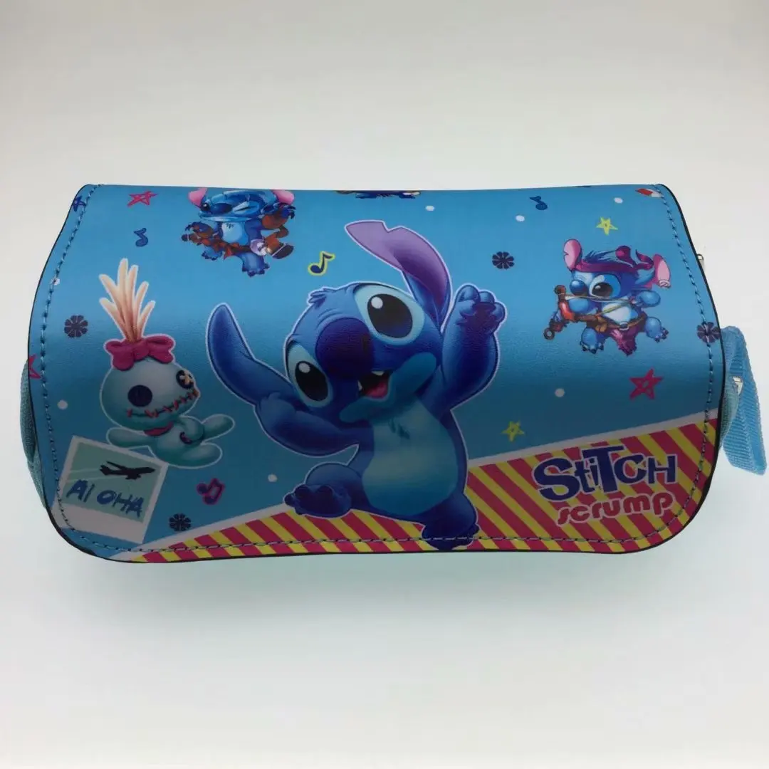 Фон для детских фото в стиле детский Stitch пенал с двойной молнией Студенческая обувь мужчин и женщин большой емкости