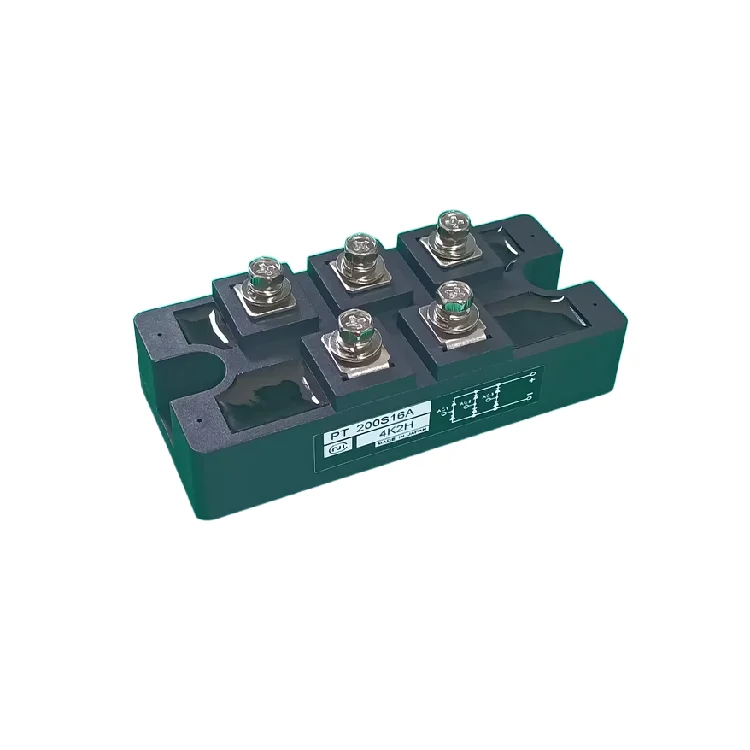 PT200S16ABUy 3-Phase 200A Bridge Rectifier Diode Discrete Semiconductor Modules with 1600V V(RRM)