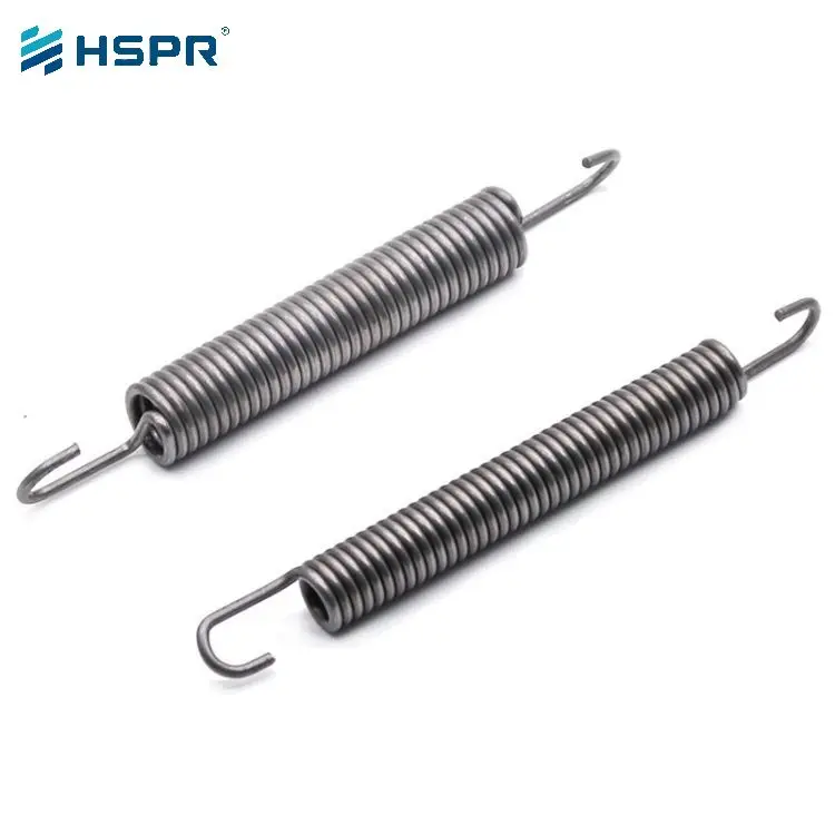 Zinc Plated Nickel Plated Carbon Spring Steel Music Wire Steel German Hooks Tension Extension Spring