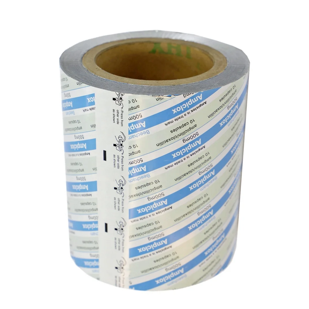 Custom 20 Micron Printable Aluminum Foil Roll For Pharmaceutical Grade blister foil Packaging