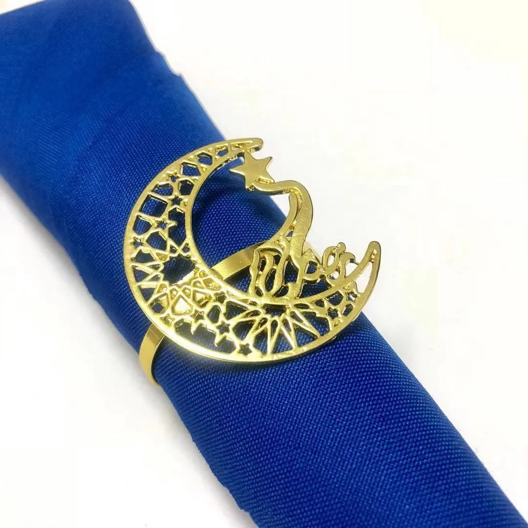Explosive Middle Eastern festival Lent Moon napkin ring Star napkin buckle napkin ring