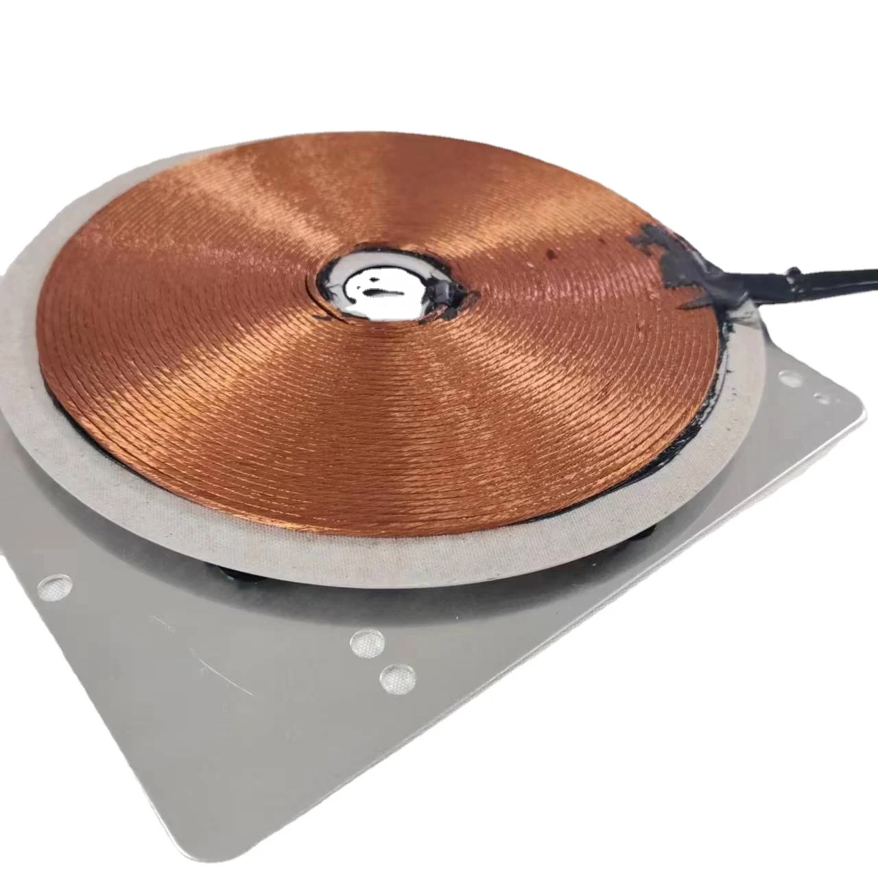 Customized 220mm round copper coil Induction Heating Coil 5KW induction cooker coil