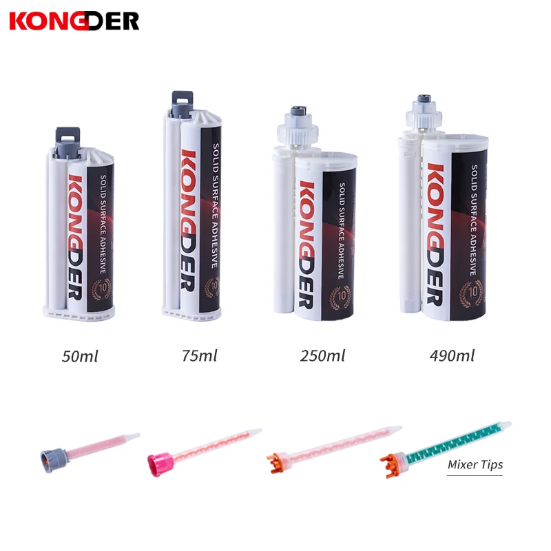 KONGDER 250ml Caulking Silicone Gun Construction Tools Glue Gun Adhesive Sealant The solid surface glue gun