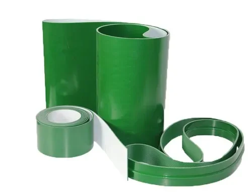 Blue green color food grade pvc belt for conveyor use