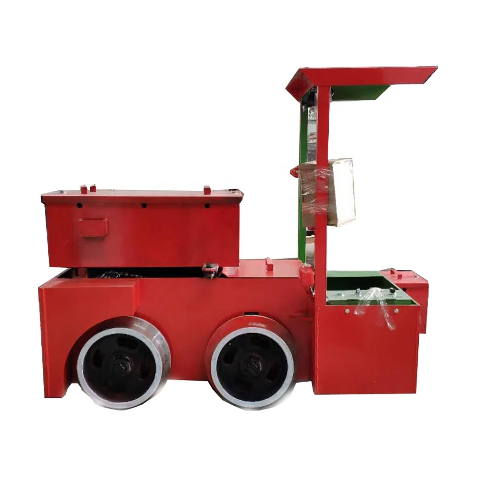 Battery Trolley Electric Narrow Gauge Mining Locomotive Tunneling Mining Locomotive