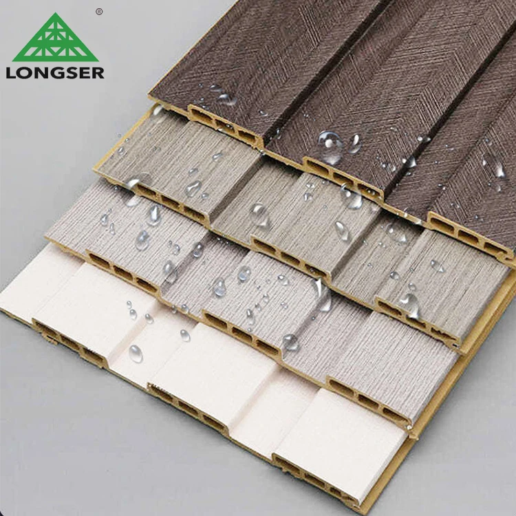 Waterproof Wpc Wall Panel Wpc Wall Panesl Recycled Plastic Wall Covering Panels