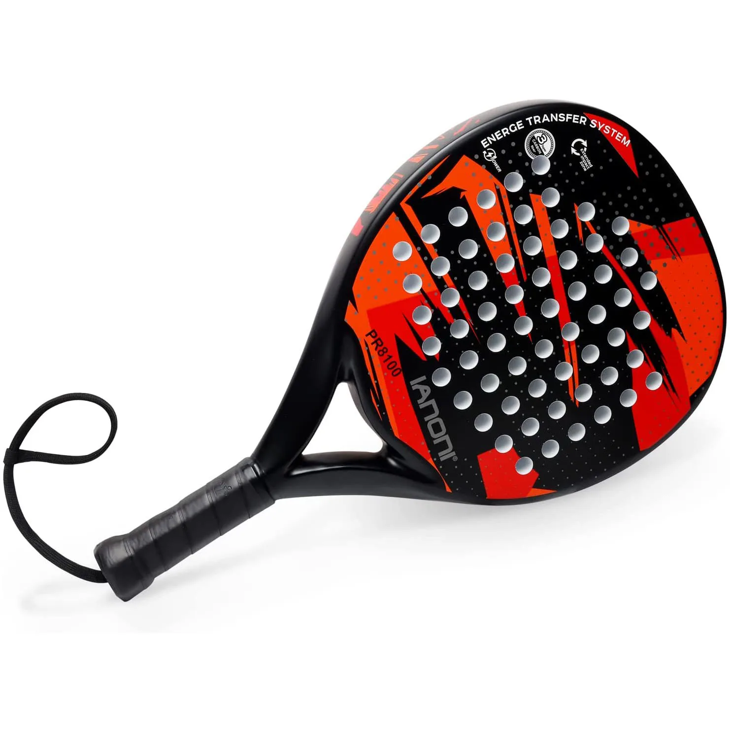 Padel Tennis Racket Carbon Fiber / 3K / 12K / 18K Surface with EVA Memory Flex Foam Core POP Carbon  Padel Racket