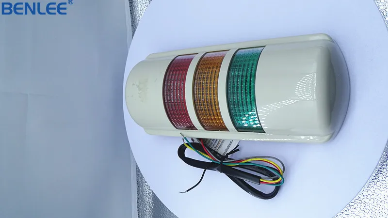 Benlee 24v red yellow green three colors Industrial Signal Tower Warming Lights Warming Lamp for CNC Machines